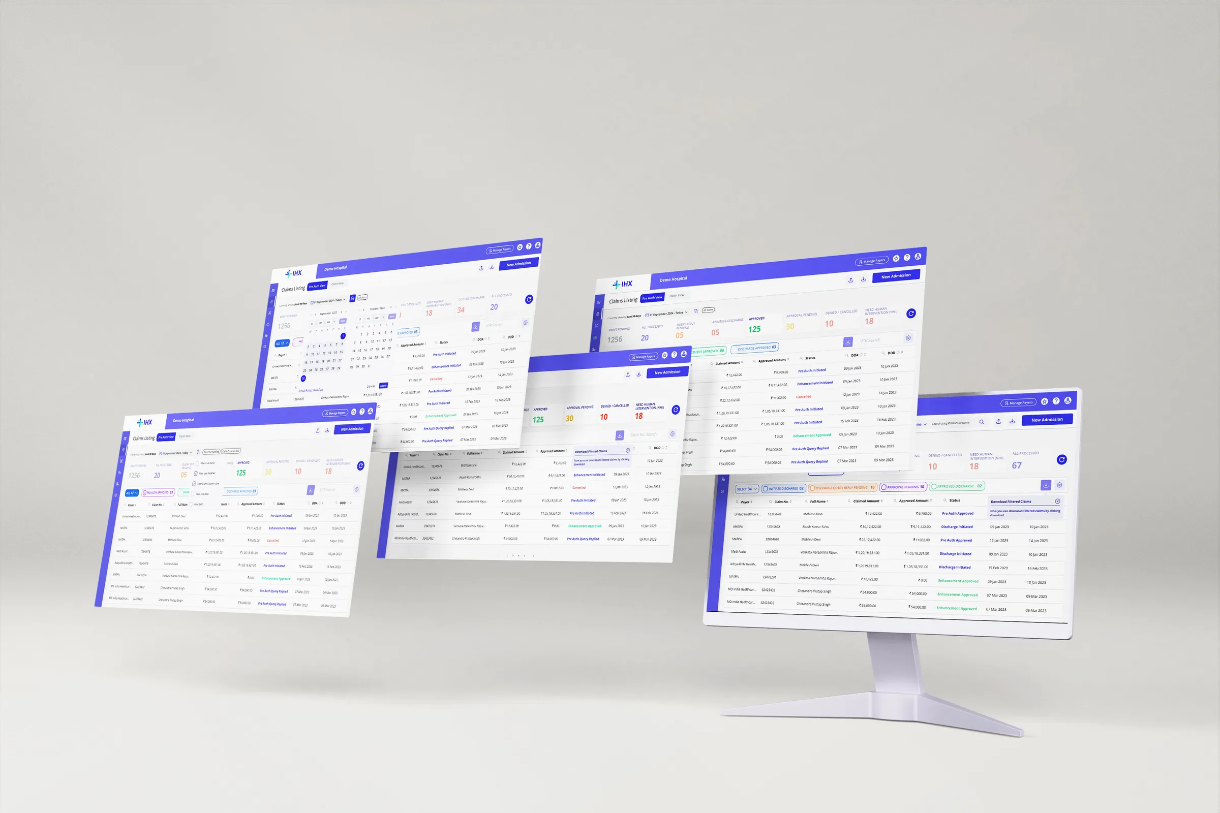IHX Nucleus Ops Dashboard UI showcase
